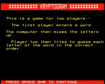 Kryptogram (1982)(Sinclair, John)[+.KRPGRAM] screen shot title